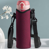 Maxbell Detachable Kettle Pouch Holder Neoprene Water Bottle Carrier for Camping Red