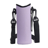 Maxbell Detachable Kettle Pouch Holder Neoprene Water Bottle Carrier for Camping Light Purple