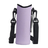 Maxbell Detachable Kettle Pouch Holder Neoprene Water Bottle Carrier for Camping Light Purple
