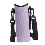 Maxbell Detachable Kettle Pouch Holder Neoprene Water Bottle Carrier for Camping Light Purple