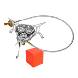 Maxbell Camping Gas Stove Split Burner Survival Kit Cookware for Hiking BBQ Outdoor
