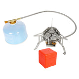 Maxbell Camping Gas Stove Split Burner Survival Kit Cookware for Hiking BBQ Outdoor