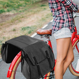 Maxbell MTB Bike Panniers Bag Storage Shoulder Bag for Cycling Mountain Travel black