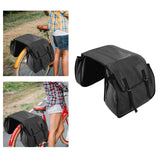 Maxbell MTB Bike Panniers Bag Storage Shoulder Bag for Cycling Mountain Travel black
