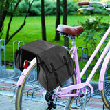 Maxbell MTB Bike Panniers Bag Storage Shoulder Bag for Cycling Mountain Travel black