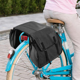 Maxbell MTB Bike Panniers Bag Storage Shoulder Bag for Cycling Mountain Travel black