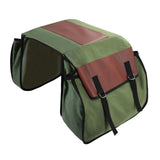Maxbell MTB Bike Panniers Bag Storage Shoulder Bag for Cycling Mountain Travel green