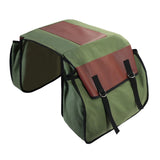 Maxbell MTB Bike Panniers Bag Storage Shoulder Bag for Cycling Mountain Travel green