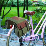 Maxbell MTB Bike Panniers Bag Storage Shoulder Bag for Cycling Mountain Travel green
