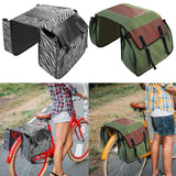 Maxbell MTB Bike Panniers Bag Storage Shoulder Bag for Cycling Mountain Travel green