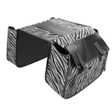 Maxbell MTB Bike Panniers Bag Storage Shoulder Bag for Cycling Mountain Travel zebra