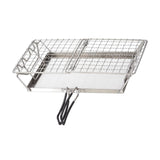 Maxbell Portable Grill Basket Net Holder Foldable Mesh for Toast Vegetables Fish