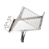 Maxbell Portable Grill Basket Net Holder Foldable Mesh for Toast Vegetables Fish