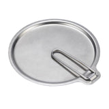 Maxbell Dia 12.7cm Camping Pot Lid Bowl Dish Cover Tableware with Handle Dinnerware