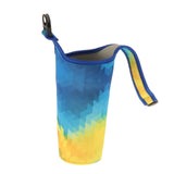 Maxbell Insulated Neoprene Water Bottle Carrier Bag Carrying Bag Holder Cover Pouch Yellow Blue