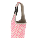 Maxbell Insulated Neoprene Water Bottle Carrier Bag Carrying Bag Holder Cover Pouch Pink Plaid