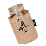 Maxbell Hiking Food Grain Rice Bag 680ml Durable Pouch Drawstring Closure Portable Yellow