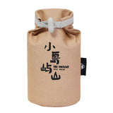 Maxbell Hiking Food Grain Rice Bag 680ml Durable Pouch Drawstring Closure Portable Yellow