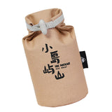 Maxbell Hiking Food Grain Rice Bag 680ml Durable Pouch Drawstring Closure Portable Yellow