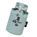 Maxbell Hiking Food Grain Rice Bag 680ml Durable Pouch Drawstring Closure Portable Green