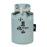 Maxbell Hiking Food Grain Rice Bag 680ml Durable Pouch Drawstring Closure Portable Green