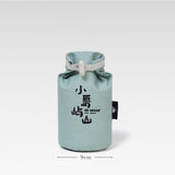 Maxbell Hiking Food Grain Rice Bag 680ml Durable Pouch Drawstring Closure Portable Green