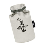 Maxbell Hiking Food Grain Rice Bag 680ml Durable Pouch Drawstring Closure Portable White