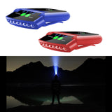Maxbell Caps Headlight Sun Visor LED Light Waterproof Clip On Light Outdoor Blue