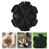 Maxbell 6 Hole Fishing Eel Cage Trap Baits Mesh for Prawn Lobster Crawdad