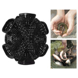 Maxbell 6 Hole Fishing Eel Cage Trap Baits Mesh for Prawn Lobster Crawdad