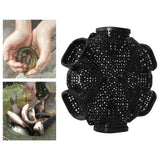 Maxbell 6 Hole Fishing Eel Cage Trap Baits Mesh for Prawn Lobster Crawdad