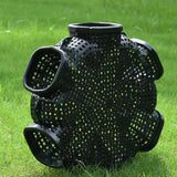 Maxbell 6 Hole Fishing Eel Cage Trap Baits Mesh for Prawn Lobster Crawdad