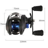 Maxbell Baitcasting Reel Super Compact 8kg Max Drag for Fishing Reel Equipment Right Hand