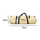 Maxbell Camping Tent Storage Bag Duffel Waterproof Case Picnic Outdoor Fishing Khaki 75cmx26cm S