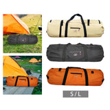 Maxbell Camping Tent Storage Bag Duffel Waterproof Case Picnic Outdoor Fishing Khaki 75cmx26cm S