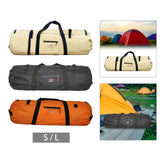 Maxbell Camping Tent Storage Bag Duffel Waterproof Case Picnic Outdoor Fishing Khaki 75cmx26cm S