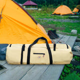 Maxbell Camping Tent Storage Bag Duffel Waterproof Case Picnic Outdoor Fishing Khaki 75cmx26cm S