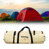 Maxbell Camping Tent Storage Bag Duffel Waterproof Case Picnic Outdoor Fishing Khaki 75cmx26cm S