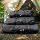 Maxbell Camping Tent Storage Bag Duffel Waterproof Case Picnic Outdoor Fishing Black 75cmx26cm S