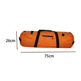 Maxbell Camping Tent Storage Bag Duffel Waterproof Case Picnic Outdoor Fishing Orange 75cmx26cm S
