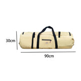 Maxbell Camping Tent Storage Bag Duffel Waterproof Case Picnic Outdoor Fishing Khaki 90cmx30cm L
