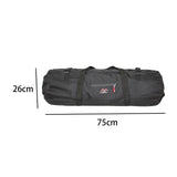 Maxbell Camping Tent Storage Bag Duffel Waterproof Case Picnic Outdoor Fishing Black 90cmx30cm L