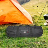 Maxbell Camping Tent Storage Bag Duffel Waterproof Case Picnic Outdoor Fishing Black 90cmx30cm L