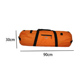 Maxbell Camping Tent Storage Bag Duffel Waterproof Case Picnic Outdoor Fishing Orange 90cmx30cm L
