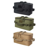 Maxbell Outdoor Camping Storage Bag Oxford Cloth Pockets for Travel Barbecue Hunting Black