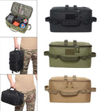 Maxbell Outdoor Camping Storage Bag Oxford Cloth Pockets for Travel Barbecue Hunting Black