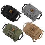 Maxbell Multifunctional First Aid Bag Utility Pouch for Outdoor Activities Camping Black