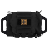 Maxbell Multifunctional First Aid Bag Utility Pouch for Outdoor Activities Camping Black