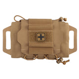 Maxbell Multifunctional First Aid Bag Utility Pouch for Outdoor Activities Camping Brown