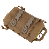 Maxbell Multifunctional First Aid Bag Utility Pouch for Outdoor Activities Camping Brown